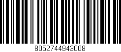 Código de barras (EAN, GTIN, SKU, ISBN): '8052744943008'