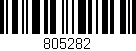 Código de barras (EAN, GTIN, SKU, ISBN): '805282'