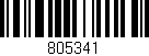 Código de barras (EAN, GTIN, SKU, ISBN): '805341'