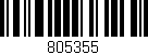 Código de barras (EAN, GTIN, SKU, ISBN): '805355'