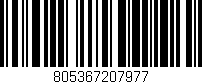 Código de barras (EAN, GTIN, SKU, ISBN): '805367207977'