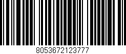 Código de barras (EAN, GTIN, SKU, ISBN): '8053672123777'