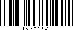 Código de barras (EAN, GTIN, SKU, ISBN): '8053672139419'