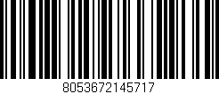 Código de barras (EAN, GTIN, SKU, ISBN): '8053672145717'