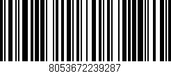 Código de barras (EAN, GTIN, SKU, ISBN): '8053672239287'