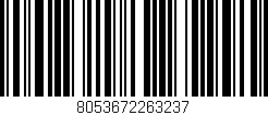 Código de barras (EAN, GTIN, SKU, ISBN): '8053672263237'