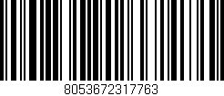 Código de barras (EAN, GTIN, SKU, ISBN): '8053672317763'