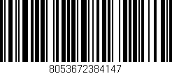 Código de barras (EAN, GTIN, SKU, ISBN): '8053672384147'