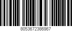 Código de barras (EAN, GTIN, SKU, ISBN): '8053672386967'