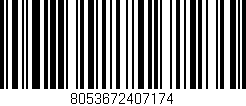 Código de barras (EAN, GTIN, SKU, ISBN): '8053672407174'