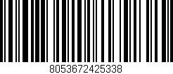 Código de barras (EAN, GTIN, SKU, ISBN): '8053672425338'