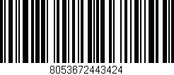 Código de barras (EAN, GTIN, SKU, ISBN): '8053672443424'