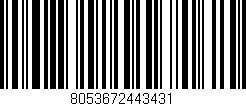 Código de barras (EAN, GTIN, SKU, ISBN): '8053672443431'