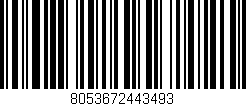 Código de barras (EAN, GTIN, SKU, ISBN): '8053672443493'