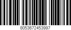 Código de barras (EAN, GTIN, SKU, ISBN): '8053672453997'