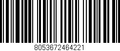 Código de barras (EAN, GTIN, SKU, ISBN): '8053672464221'