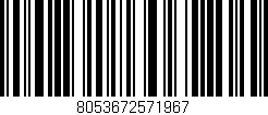 Código de barras (EAN, GTIN, SKU, ISBN): '8053672571967'