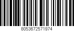 Código de barras (EAN, GTIN, SKU, ISBN): '8053672571974'