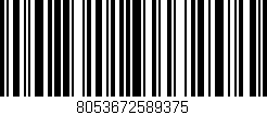 Código de barras (EAN, GTIN, SKU, ISBN): '8053672589375'