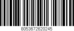 Código de barras (EAN, GTIN, SKU, ISBN): '8053672620245'