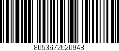 Código de barras (EAN, GTIN, SKU, ISBN): '8053672620948'