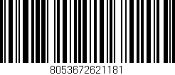 Código de barras (EAN, GTIN, SKU, ISBN): '8053672621181'