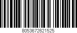 Código de barras (EAN, GTIN, SKU, ISBN): '8053672621525'