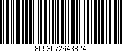 Código de barras (EAN, GTIN, SKU, ISBN): '8053672643824'