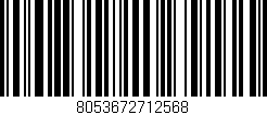 Código de barras (EAN, GTIN, SKU, ISBN): '8053672712568'