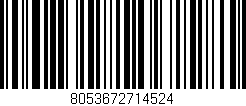 Código de barras (EAN, GTIN, SKU, ISBN): '8053672714524'