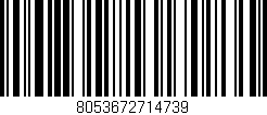Código de barras (EAN, GTIN, SKU, ISBN): '8053672714739'