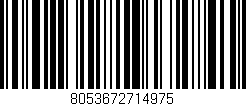 Código de barras (EAN, GTIN, SKU, ISBN): '8053672714975'