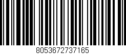 Código de barras (EAN, GTIN, SKU, ISBN): '8053672737165'