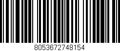 Código de barras (EAN, GTIN, SKU, ISBN): '8053672748154'