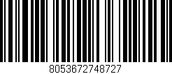 Código de barras (EAN, GTIN, SKU, ISBN): '8053672748727'