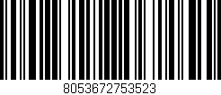 Código de barras (EAN, GTIN, SKU, ISBN): '8053672753523'