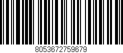 Código de barras (EAN, GTIN, SKU, ISBN): '8053672759679'