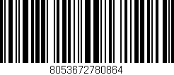 Código de barras (EAN, GTIN, SKU, ISBN): '8053672780864'