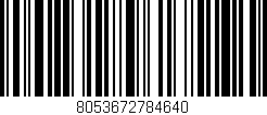Código de barras (EAN, GTIN, SKU, ISBN): '8053672784640'