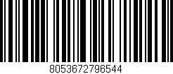 Código de barras (EAN, GTIN, SKU, ISBN): '8053672796544'