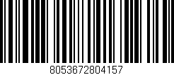 Código de barras (EAN, GTIN, SKU, ISBN): '8053672804157'