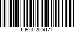 Código de barras (EAN, GTIN, SKU, ISBN): '8053672804171'