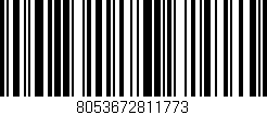 Código de barras (EAN, GTIN, SKU, ISBN): '8053672811773'