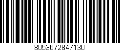 Código de barras (EAN, GTIN, SKU, ISBN): '8053672847130'