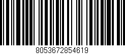 Código de barras (EAN, GTIN, SKU, ISBN): '8053672854619'