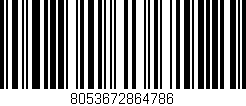 Código de barras (EAN, GTIN, SKU, ISBN): '8053672864786'