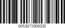 Código de barras (EAN, GTIN, SKU, ISBN): '8053672868005'