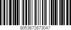 Código de barras (EAN, GTIN, SKU, ISBN): '8053672873047'
