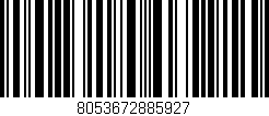 Código de barras (EAN, GTIN, SKU, ISBN): '8053672885927'