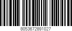 Código de barras (EAN, GTIN, SKU, ISBN): '8053672891027'